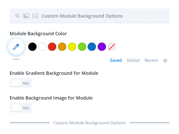 Custom Background Default View