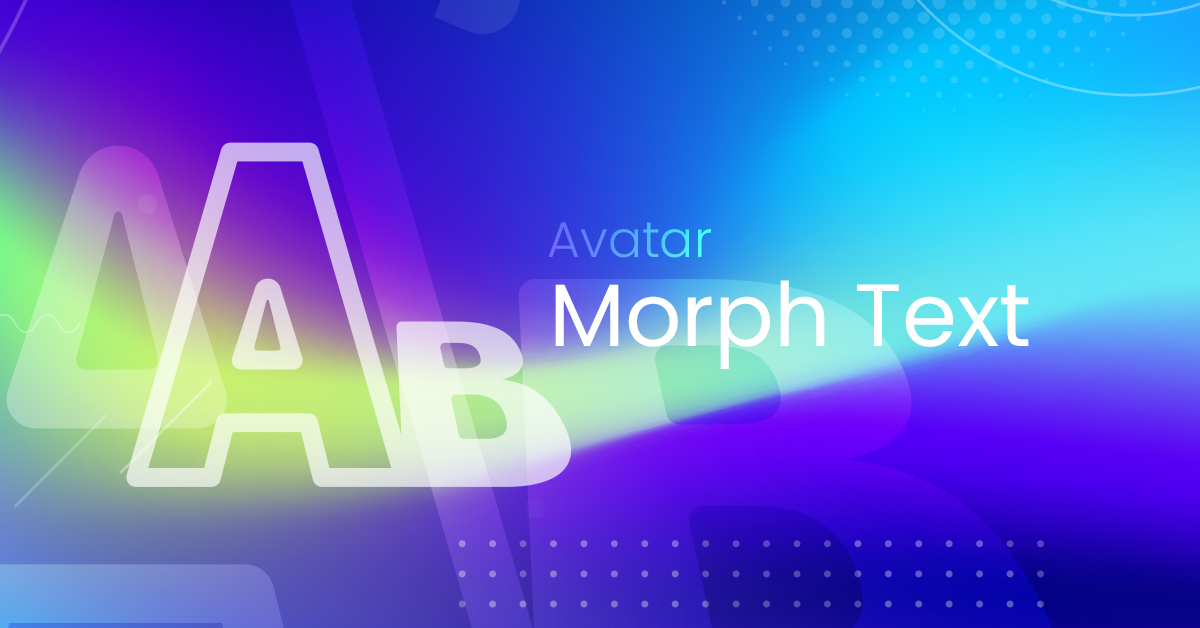 Avatar Morph Text