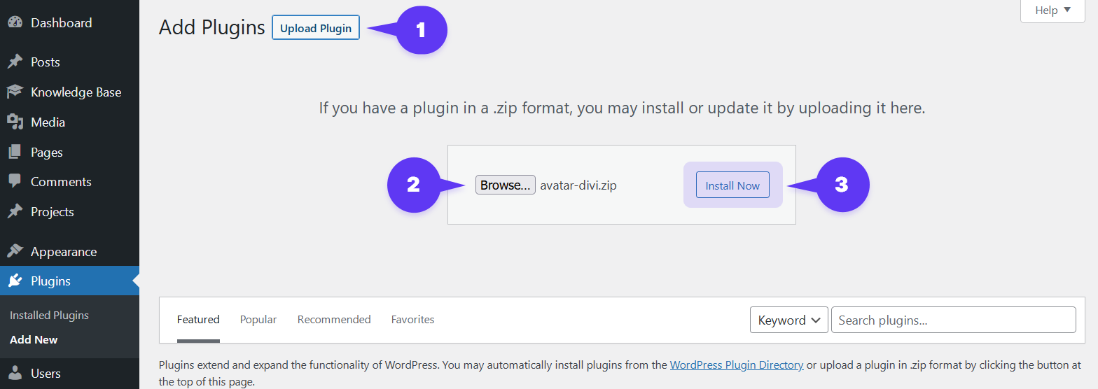 Upload Plugin